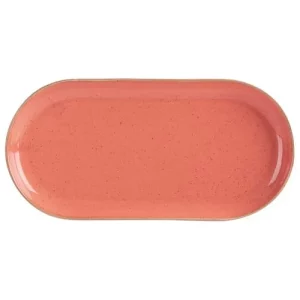 DPS Seasons Coral Narrow Oval Plate 30cm/12"