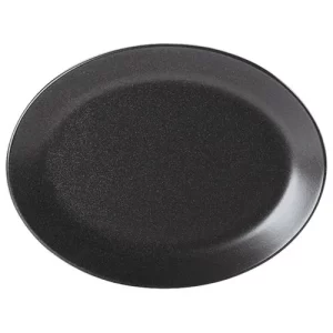 DPS Seasons Graphite Oval Plate 30cm/12"