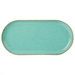 DPS Seasons Sea Spray Narrow Oval Plate 32 x 20cm/12.5 x 8"