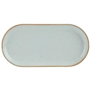 DPS Seasons Stone Narrow Oval Plate 32 x 20cm/12.5 x 8"