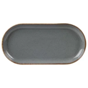DPS Seasons Storm Narrow Oval Plate 32 x 20cm/12.5 x 8"