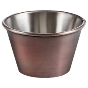 DPS Vintage Steel Sauce/Dip Pot Antique Copper 75ml/2.5oz