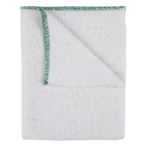 Dishcloth Bleached 40x25cm - Sewn Green