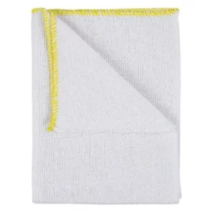 Dishcloth Bleached 40x25cm - Sewn Yellow