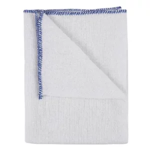 Dishcloth Bleached 45x30cm - Sewn Blue