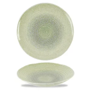 Dudson Harvest Grain Speckle Green Organic Coupe Bowl 298ml/10.5oz
