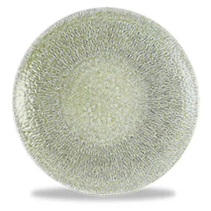 Dudson Harvest Grain Speckle Green Organic Coupe Plate 16.4cm/6.37"