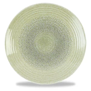 Dudson Harvest Grain Speckle Green Organic Coupe Plate 27.5cm/10.75"