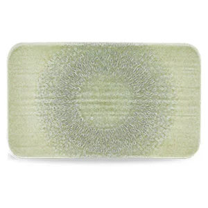 Dudson Harvest Grain Speckle Green Organic Rectangular Platter 27 x 16cm/10.75 x 6.25"