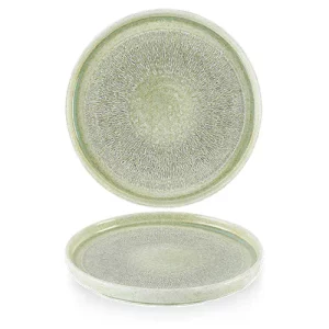 Dudson Harvest Grain Speckle Green Walled Plate 21cm/8.25"