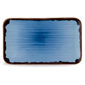 Dudson Harvest Indigo Organic Coupe Rectangular Plate 27 x 16cm/10.63 x 6.25"