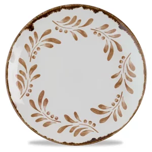 Dudson Harvest Mediterranean Terracotta Coupe Plate 21.7cm/8.67"