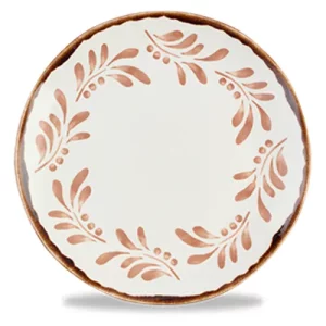 Dudson Harvest Mediterranean Terracotta Organic Coupe Plate 23cm/9"