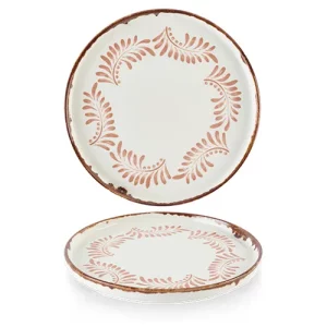 Dudson Harvest Mediterranean Terracotta Walled Plate 26cm/10"