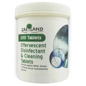 Greyland Effervescent Disinfectant & Cleaning Tablets 200