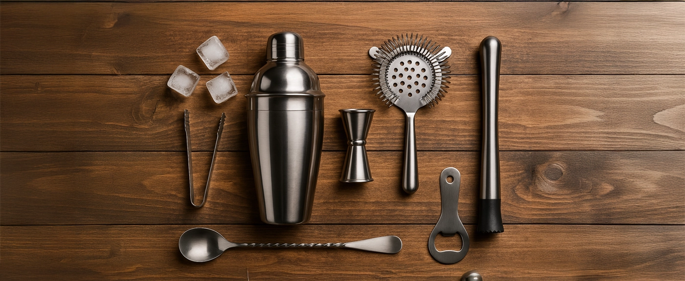 Image of High Quality Bar Tools laid out