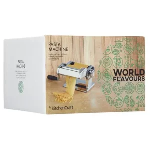 KitchenCraft World of Flavours Italian Deluxe Double Cutter Pasta Machine