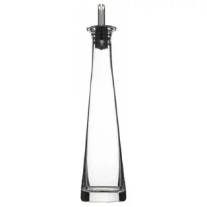 KitchenCraft World of Flavours Italian Pyramid Glass Oil Bottle - 200ml/6.7oz