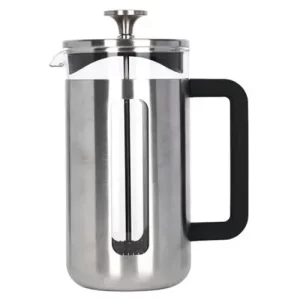 La Cafetière Pisa Brushed Stainless Steel Cafetière Silver 1L/34oz