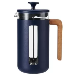 La Cafetière Pisa Stainless Steel Cafetière Navy 1L/34oz