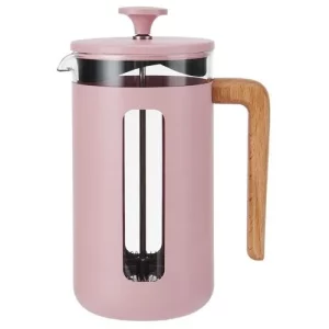 La Cafetière Pisa Stainless Steel Cafetière Pink 1L/34oz