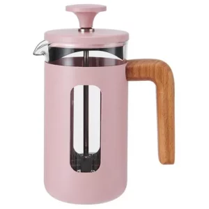 La Cafetière Pisa Stainless Steel Cafetière Pink 350ml/12oz