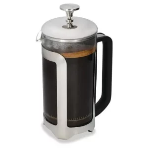 La Cafetière Roma Stainless Steel Cafetière Silver 1L/34oz