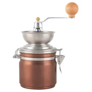La Cafetière Stainless Steel Coffee Grinder, Copper Finish
