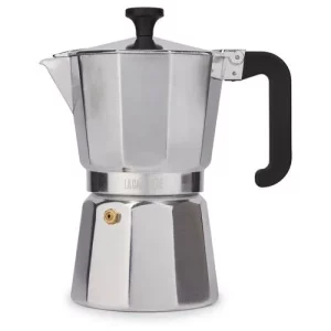 La Cafetière Venice Aluminium Espresso Maker Silver 290ml/10oz