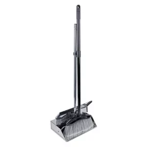 Lobby Dustpan & Brush Set Stainless Steel