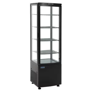 Polar C-Series Curved Door Display Fridge Black - 235L/51.7Gal