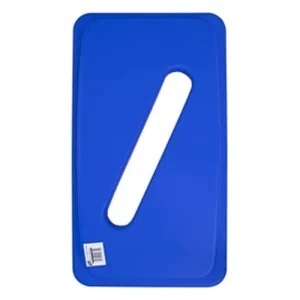 Recycle Lid - Slot For Paper - Blue - Single