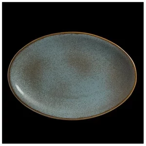 Steelite Alma Tacana Azul Oval Platter 34.29 x 22.86cm/13.5 x 9"