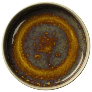 Steelite Aurora Vesuvius Amber Round Stacking Tray 14cm/5.51"