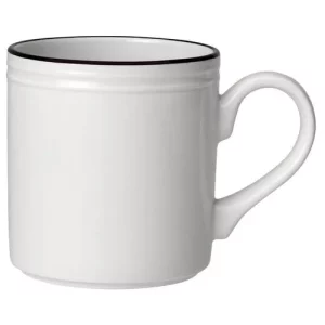 Steelite Bead Black Band Mug 285ml/10oz