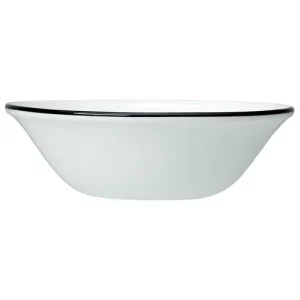 Steelite Bead Black Band Oatmeal Bowl 16.5cm/6.5"