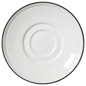 Steelite Bead Black Band Saucer 15cm/5.91"