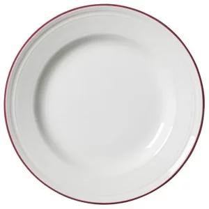 Steelite Bead Maroon Band Plate 20.25cm/7.97"