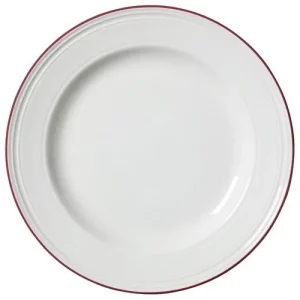 Steelite Bead Maroon Band Plate 25.5cm/10"