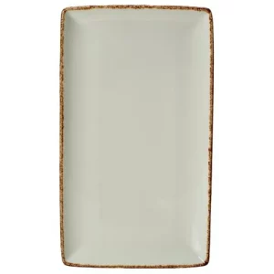 Steelite Brown Dapple Rectangle Three Dish 32 x 19cm/12.6 x 7.48"