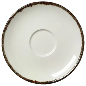 Steelite Charcoal Dapple Liv Saucer 15.25cm/6"