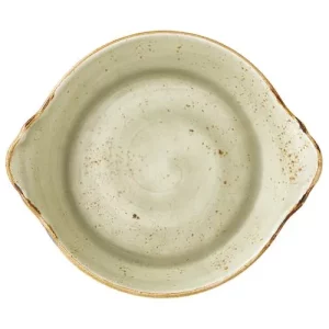 Steelite Craft Green Round Eared Dish 21.5cm/8.46"