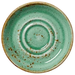 Steelite Craft Moonstone Aqua Double Well Saucer 11.75cm/4.63"