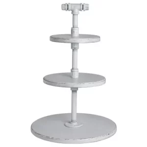 Steelite Creations Aged White 3-Tier Stand 35.5 x 50.9cm/13.98 x 20"