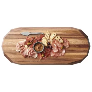 Steelite Creations Wood Oval Faceted Acacia Board 71.1cm/27.99"