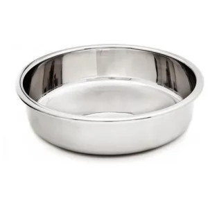 Steelite DW Haber Stainless Steel Round Food Pan 38.7 x 7.6cm/15.2 x 3.0"