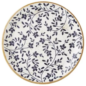 Steelite Flora Blue Coupe Plate 25.25cm/9.94"
