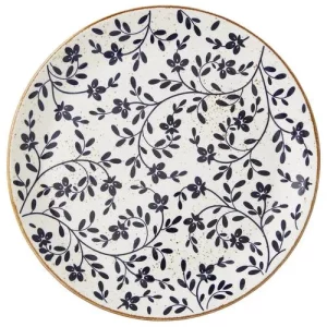 Steelite Flora Blue Coupe Plate 28cm/11"