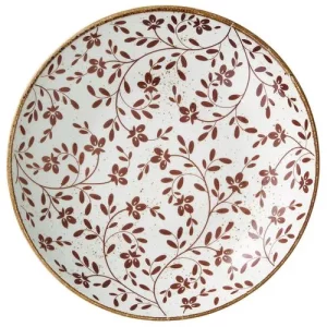 Steelite Flora Brown Coupe Bowl 25.5cm/10"