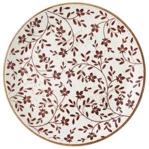 Steelite Flora Brown Coupe Plate 28cm/11"